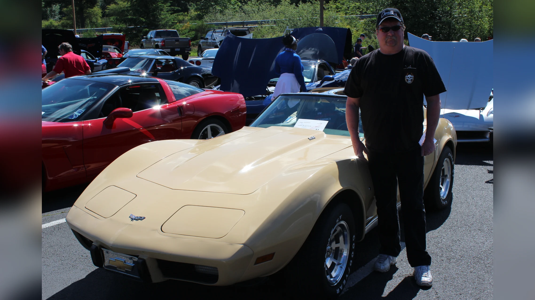 Click to Enlarge-Esc to Close Corvette Generations/C3/C3 1977 Corvette Beige -Manthe.webp